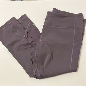 lululemon High Rise Crop with Pockets 21”